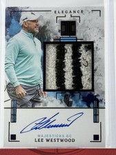 2025 Panini Impeccable Liv Golf Lee Westwood Elegance Auto Purple 1/15