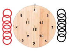 Monoprice Hook Ring Toss Game for Tailgating BBQs Camping Outdoor Lawn Parties