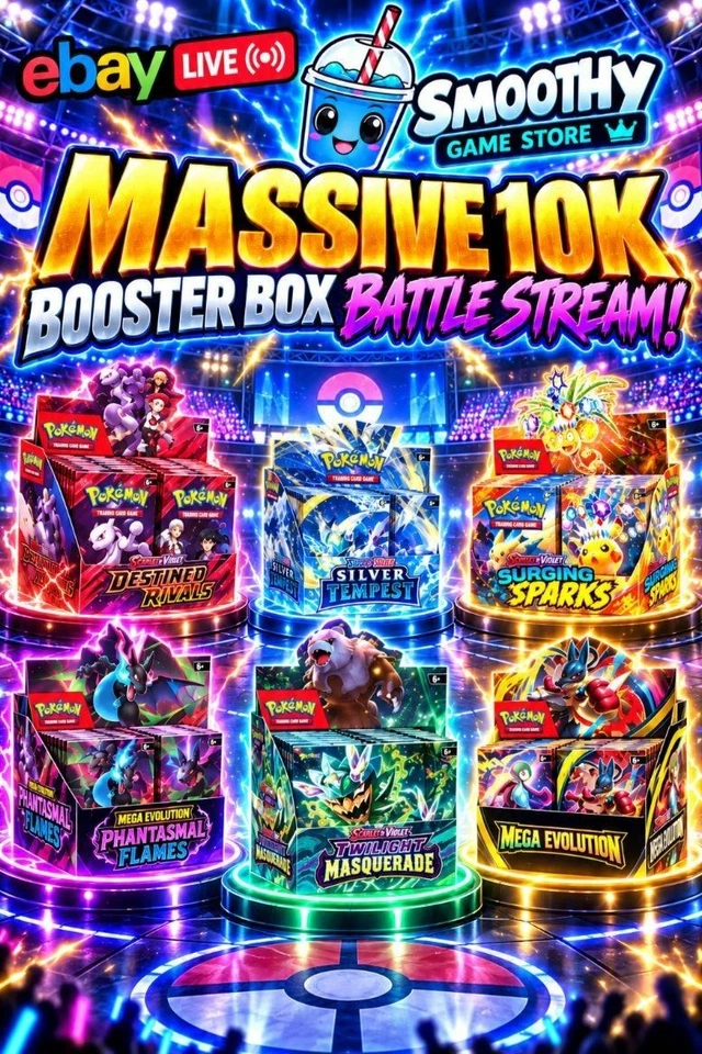 🔥MASSIVE 10K BOOSTER BOX'S BATTLE STREAM! WINNER TAKES ALL + PENNY DROPS🔥