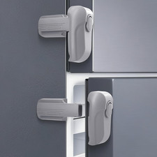 2 Pack Dual Mode Fridge Locks, Upgraded Child Proof Refrigerator Lock with Stick