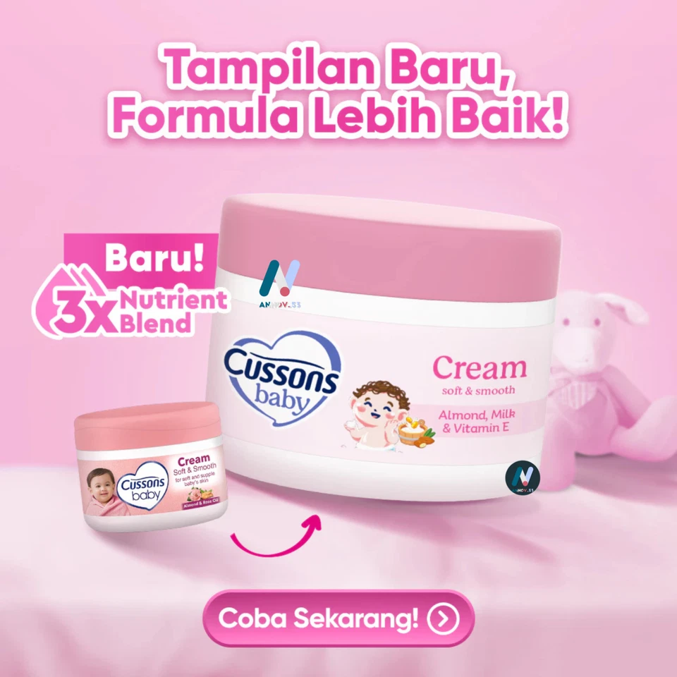 Crema para bebé Cussons suave y suave hidratante natural nutrir la piel seca 50 g Foto 4 de 4