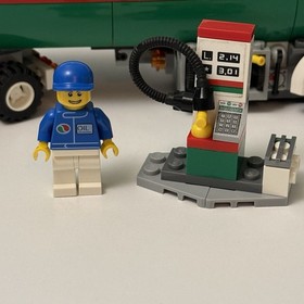 Lego City Set 3180 Tank Truck Complete Set With Box, Manual, Minifig Retired