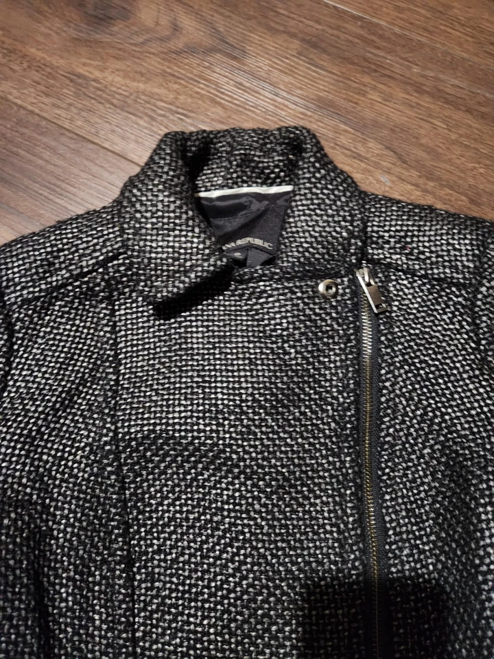 Banana Republic Metallic Tweed Jacquard Blazer Jacket Women’s Size 0  Motorcycle - Image 2 of 4