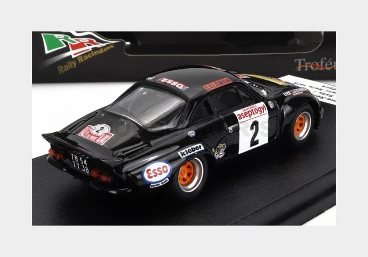 TROFEU TRRFR61 RENAULT - ALPINE A110 ESSO N 2 WINNER RALLY MONT-BLANC 1976 B.SAB - Immagine 2 di 2