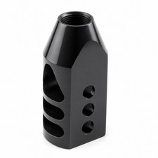 5/8x24 Thread Tanker Style Muzzle Brake for 308 .308 .338 7.62  Jam Nut Washer