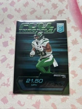 2024 Panini Donruss Elite Breece Hall #13 Full Throttle 21.5 MPH Insert Jets