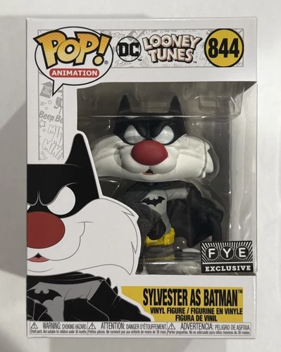 Funko Pop Animation 844 Sylvester as Batman FYE Exclusive