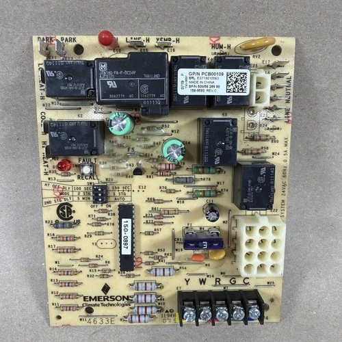 🔥🔥GOODMAN PCB00109 Furnace Control Circuit Board 50M56-289-90 EMERSON (C3)