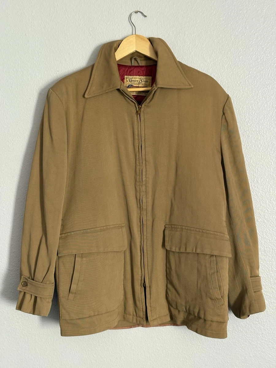 Rockabilly Gabardine 1950s Vintage Outerwear Coats & Jackets for