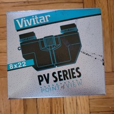 Vivitar Compact Binoculars PV Series 8x22 with Case 367 ft/1000 Yds w/ Case