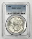 1888-P $1 Morgan Dollar PCGS MS64 90% Silver Philadelphia US Coin LUSTER!