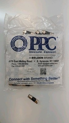 (QTY 200) PPC EX59XL Coaxial Cable RG59 Compression Fittings