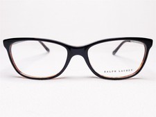 NEW Ralph Lauren RL6135 5260 Womens Eyeglases Frames Black/Havana Modern 52/16