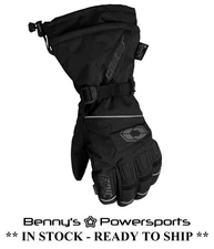 Castle X Epic Plus Glove Men's Black Snowmobile Racing Winter Warm Snow 