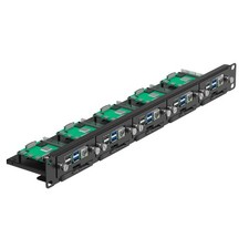 19" 1U Rackmount for Raspberry Pi, SSD Bracket for Any 2.5" SSDs, Hold Up