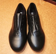 New Bloch Black Leather #3 Shockwave Tap Shoes with Laces