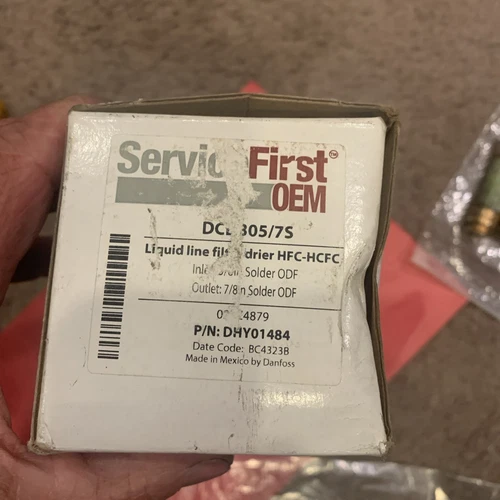 SERVICE FIRST OEM DHY01484 Filter Drier HFC/HCFC Liquid Line DCL 305/75 30 cu.in