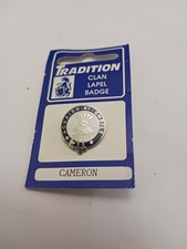 Vintage Rare New Tradtion Cameron Clan Enamel Pin Badge
