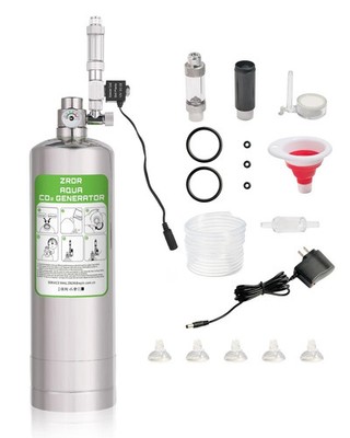 2L Aquarium Co2 System with Pressure Gauge for Aquarium Plants