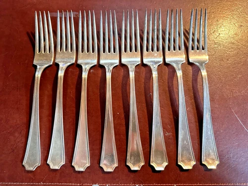 Sterling Silver Forks 8 Marked,18oz. 8', Dorham or Gorham?