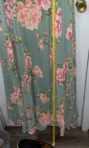 Nuevo con etiquetas Maxi correa de lazo floral Lulu's Passionate Forever Sage para mujer talla pequeña - Imagen 15 de 17