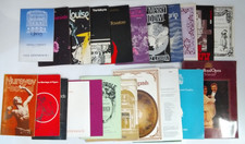 Job Lot of 23 English / French Opera Programmes - Vintage - 1970s / 1980s