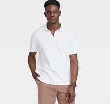 Goodfellow Co Men's XL Shirt White Regular Fit Johnny Collared Polo New