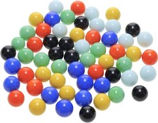 Replacement Glass Marbles 60 Count for Chinese Checkers