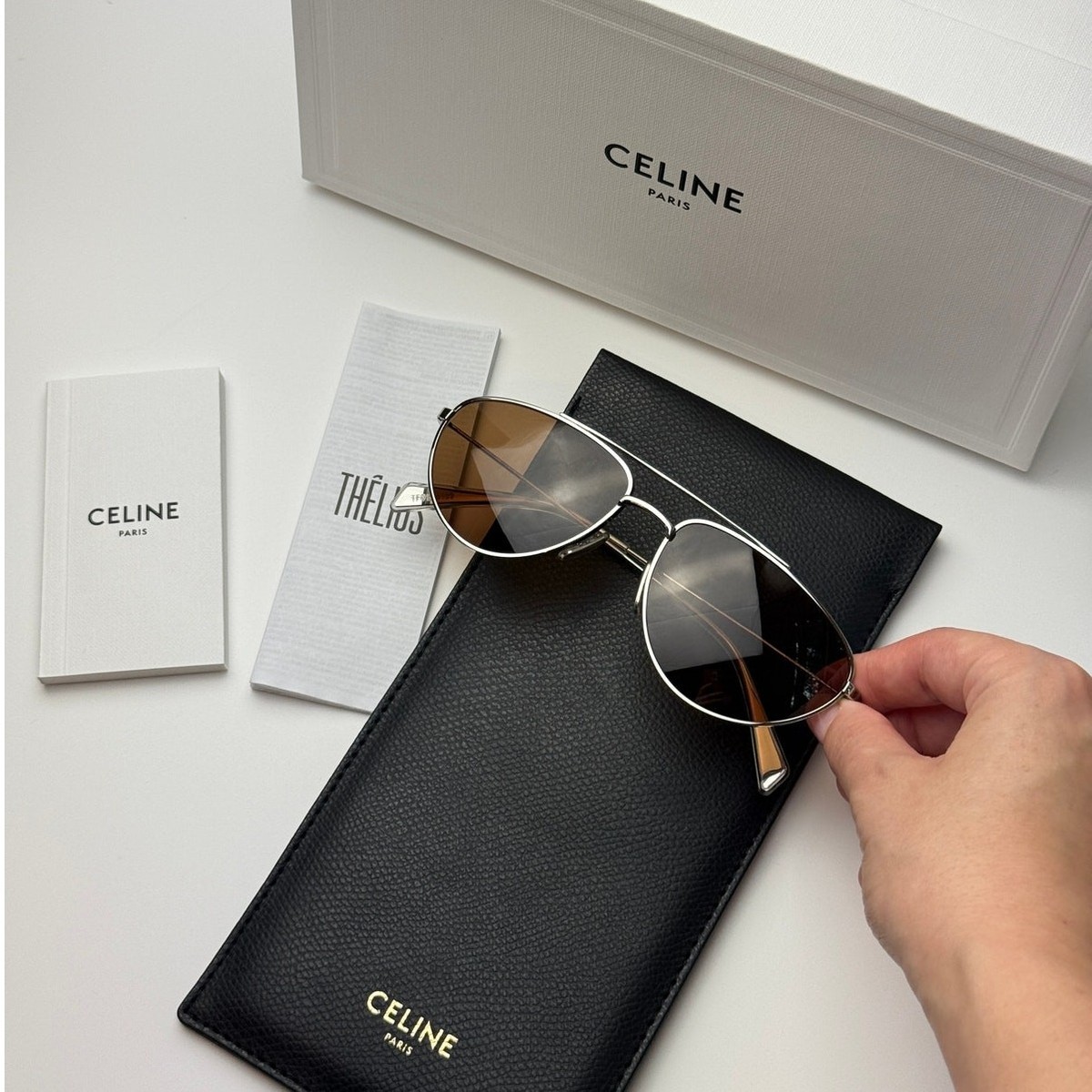 NEW Celine Sunglasses CL40077U 16J Palladium/Roviex Unixes | eBay