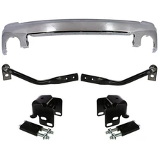 Bumper Face Bar Bracket Retainer Mounting Brace Front Driver & Passenger Side