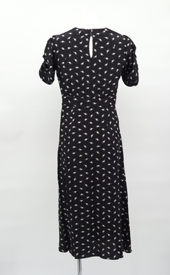 Miu Miu Women's 2016 Midi Length Black Silk Dress Cat Print Sz 38 / S | eBay