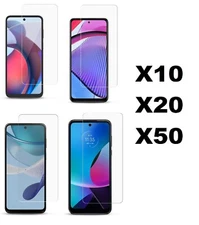 Pack of 10 20 50 Tempered Glass for Motorola Phones Moto G Stylus/G Power/G Play