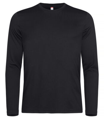 Übergrößen Herren No Maxfort Oversize T-Shirt Technik Mikrofaser Langarm