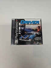 Driver PS1 PlayStation 1 + Manual Black Label - Complete CIB Fast Shipping 