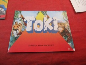 Toki (Nintendo NES) COMPLETE w/ Box manual game WORKS!