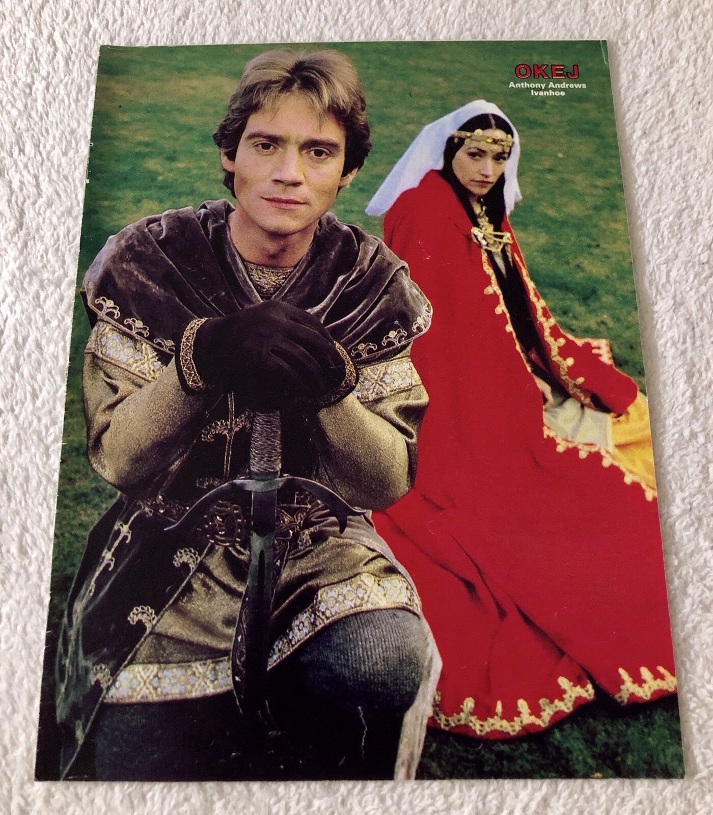 IVANHOE 1984 Anthony Andrews Clipping Poster Swedish magazine Vintage 1980s  | eBay
