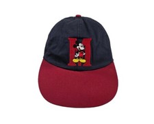 Disney Women's Mickey Unlimited Mickey Mouse M Hat Cap Elastic Band Blue Red