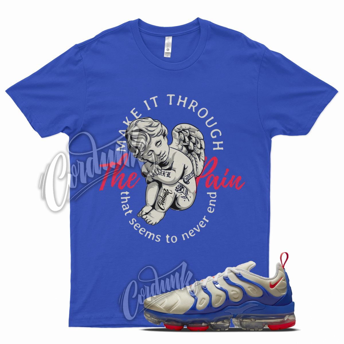 Royal TP T Shirt for N Air VaporMax Plus Coconut Hyper Royal Blue
