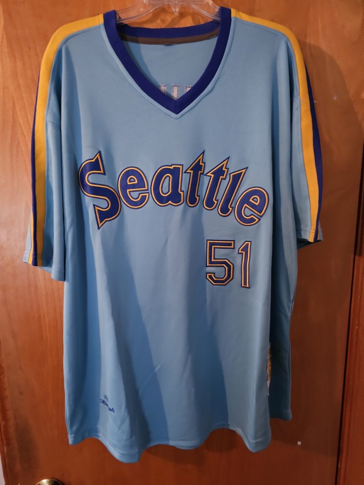 Ichiro Seattle Mariners Throwback Jersey Size 2XL eBay