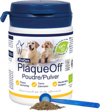 Proden Plaqueoff Powder for Pets - Cat Dog Breath Freshener - Plaque Tartar