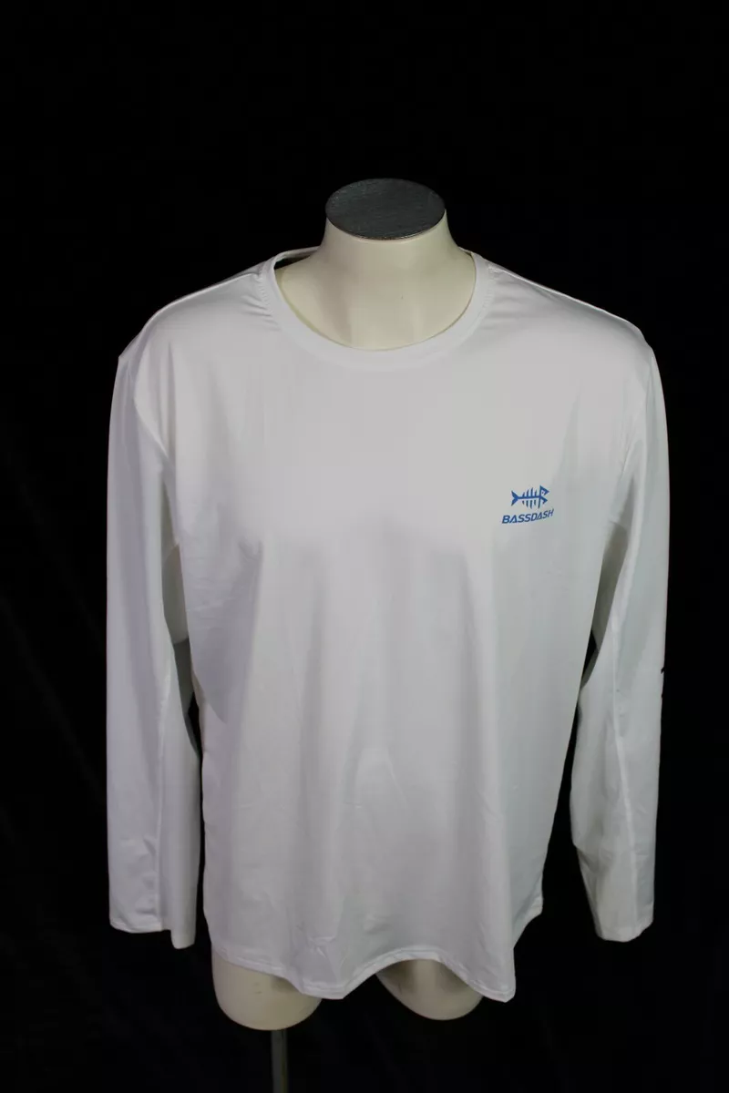 Bassdash Fishing T Shirts For Men Uv Sun Protection Upf 50+ Long Sleeve Tee  T-Shirt