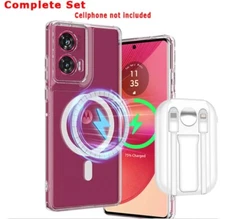 Option of Magnetic TPU Case 10000mA power bank for Motorola Edge 50 Fusion Phone