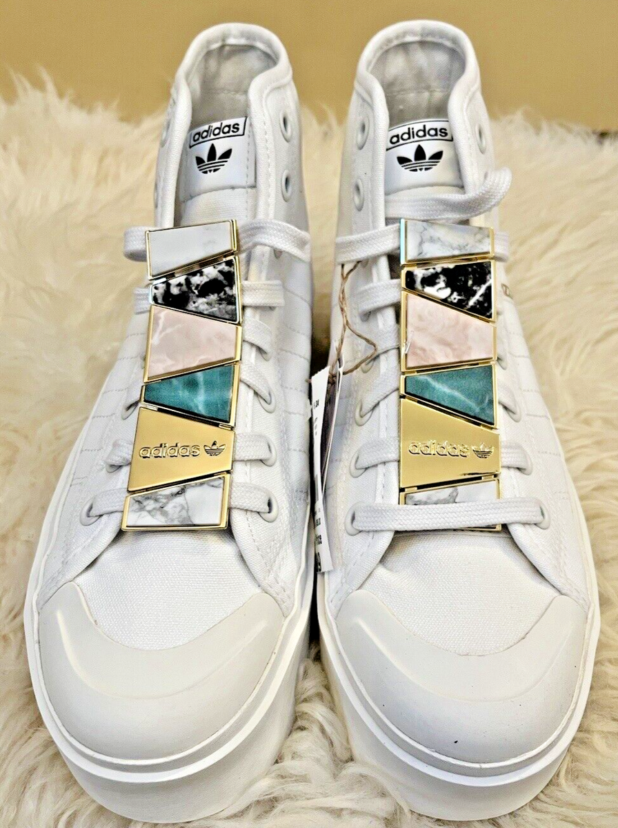 【adidas】Originals Nizza bonega ミッドカット スニーカー ♪ WMNS) adidas Nizza Bonega Mid 'Cream White' GZ4299