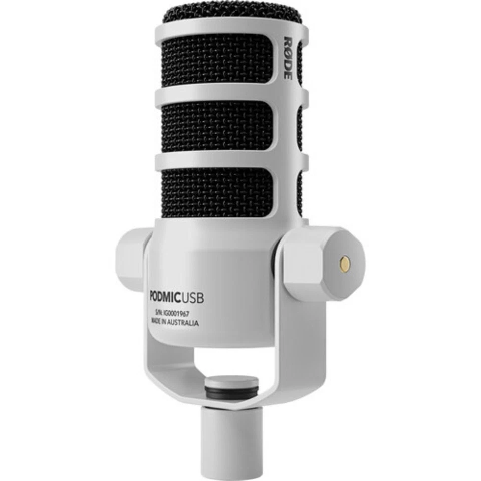 RODE PodMic USB and XLR Dynamic Broadcast Microphone (White) - Image 2 of 4