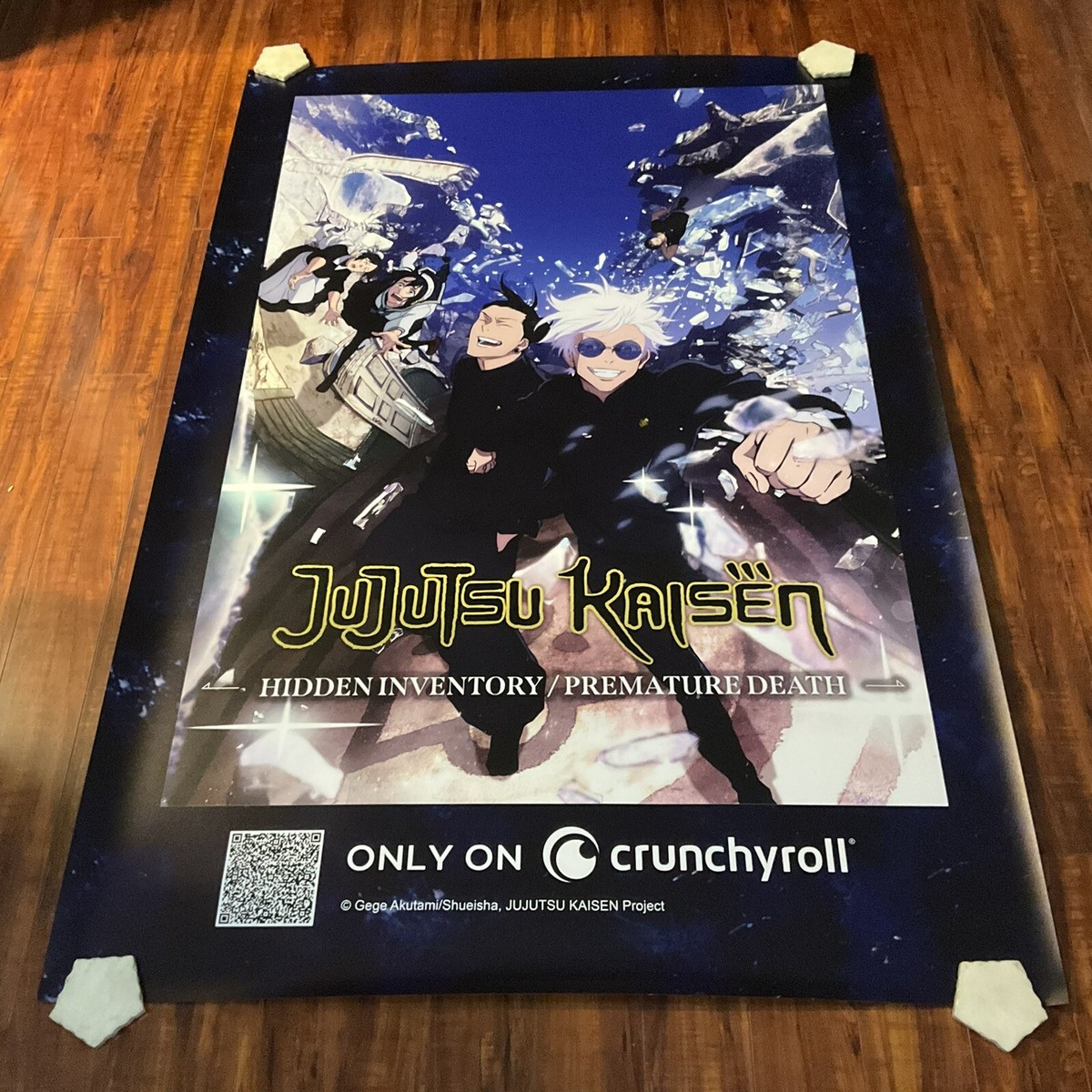 JuJuTsu Kaisen*Main Authentic CrunchyRoll Bus Stop Poster