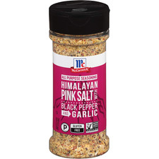 McCormick Himalayan Pink Salt with Black Pepper and Garlic All Purpose Seasoning