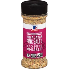 McCormick Himalayan Pink Salt with Black Pepper and Garlic All Purpose Seasoning
