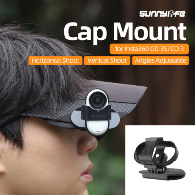 For Insta360 GO 3S / GO 3 Camera Caps Brim Mount Clip Hats Accessories Ajustable
