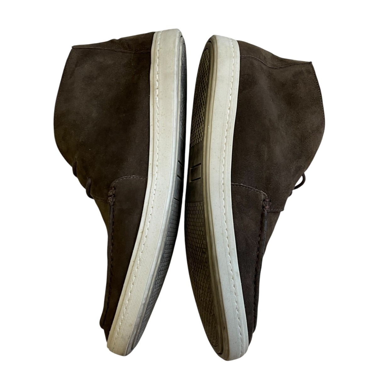 Mercanti Fiorentini RELAX Suede Leather High Top Oxford Shoe Men 12 Brown Brazil Mercanti Fiorentini RELAX Suede Leather High Top Oxford Shoe  main image 4