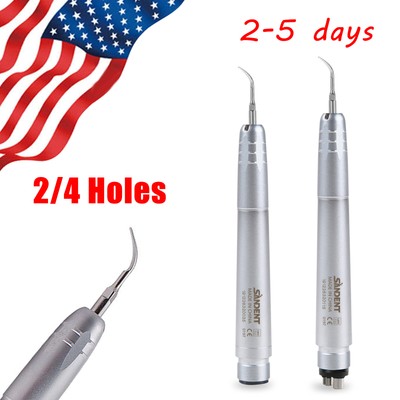 【USA】Dental Ultrasonic Air Perio Scaler Handpiece Hygienist 2 & 4-Holes 3 Tips
